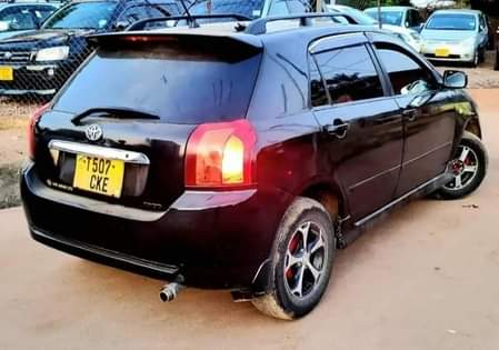 A picture of Toyota Runx Million 5 9 haipungui Automatic Petrol Tupo mwanza