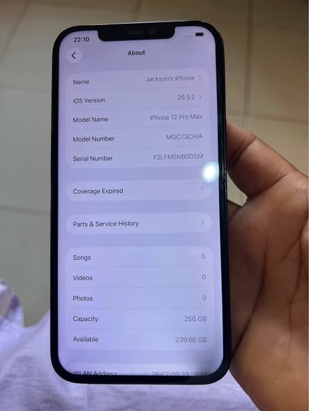 A picture of iphone 12 pro max