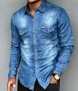 A picture of Jeans Shirt Original TSH 25 000. SIZE M 2XL PIGA