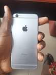 A picture of Iphone 6s 64gb. Finger print yes. Working perfectly battery 100