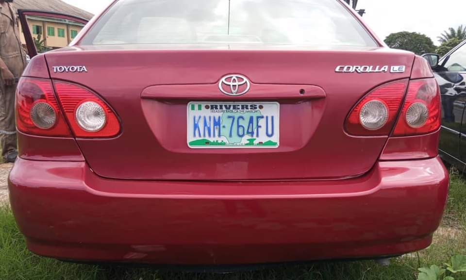 A picture of Purely first body Belgium standard Toyota Corolla 2005 6 model