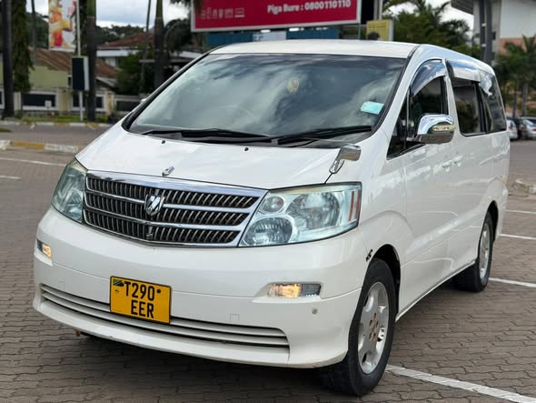 A picture of TOYOTA ALPHARD EER INAUNZWA ML 18 500 000 ENGINE SAFI