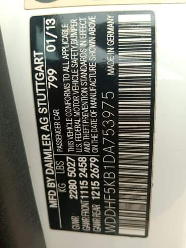 A picture of Distress Sale Belgium Escape Mercedes E350 2014 Year Model Untampered