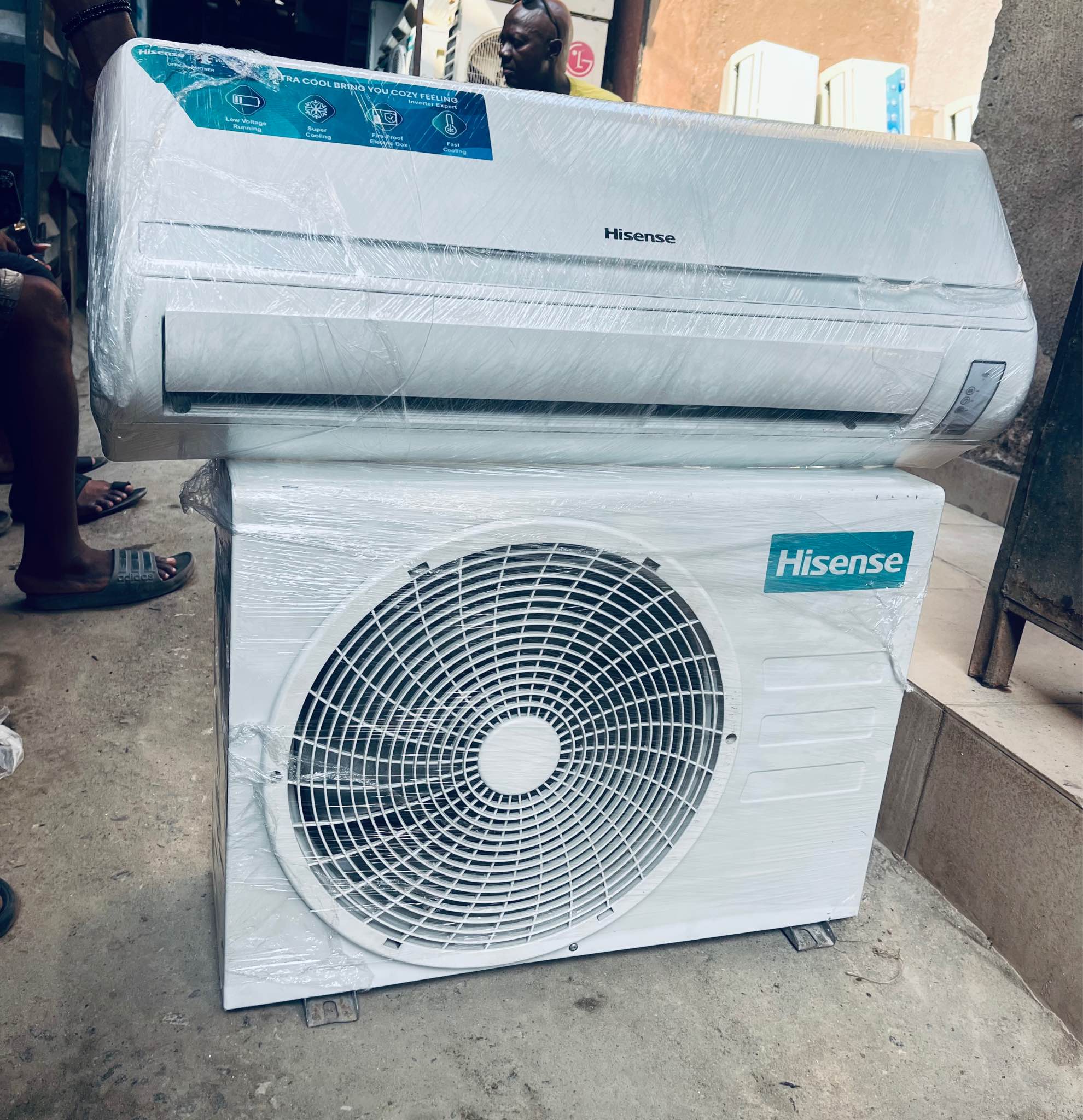 A picture of Hisense 1 5HP low voltage air conditioner