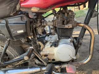 A picture of Bajaj motorcycle