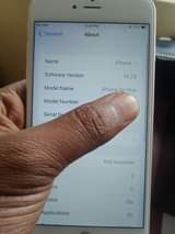 A picture of IPHONE 6S PLUS INATUMIA WIFI TU IKO BYPASSED BEI SHWAAA