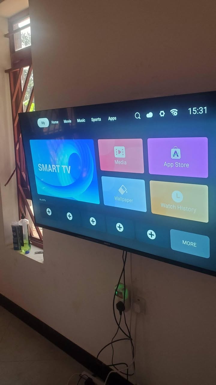 A picture of 50 inches smart TV