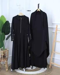 A picture of Two pieces jilbab