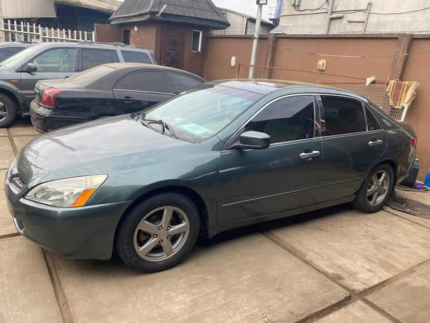 A picture of 2004 registered Honda Accord is available neatand sharp Ipaja Ayobo