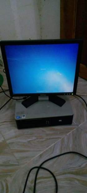 A picture of desktop computer