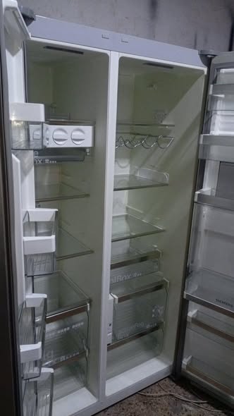 A picture of Double door side by side fridge for sale