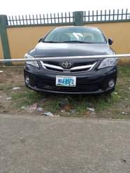 A picture of 2009 upgraded to 2012 Toyota corolla With Good Working Engine
