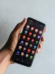 A picture of Samsung galaxy s8