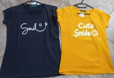 A picture of tshirts