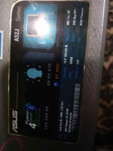 A picture of UK used Asus laptop i5