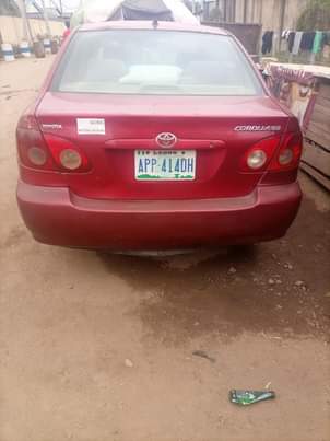 A picture of Nigerian used Toyota Corolla
