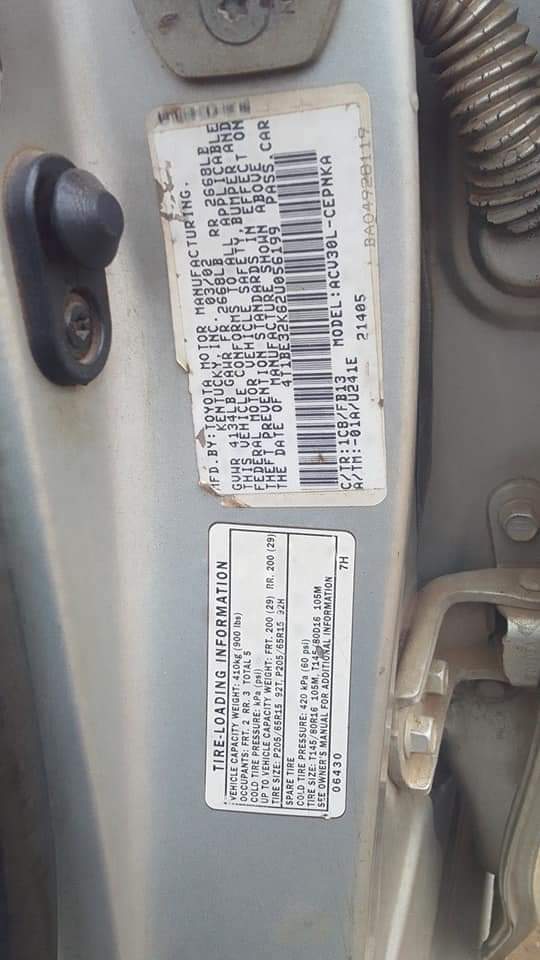 A picture of Toyota Camry 02
