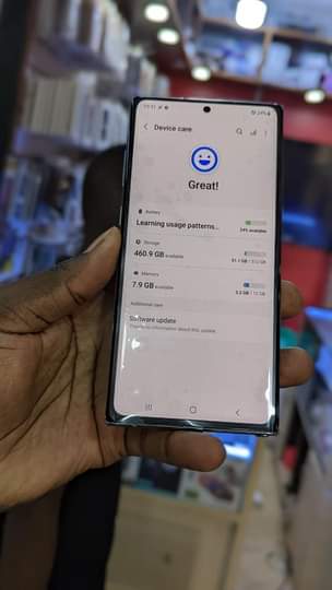 A picture of Samsung galaxy Note 10 5G