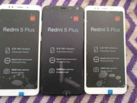 A picture of Redmi 5pluis Android version 8.7 3gb ram 32gb space 4g