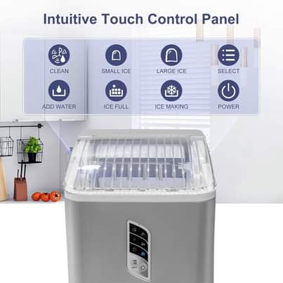 A picture of Automatic Ice Maker 9 Cubes Ready in 6 Mins 12Kg