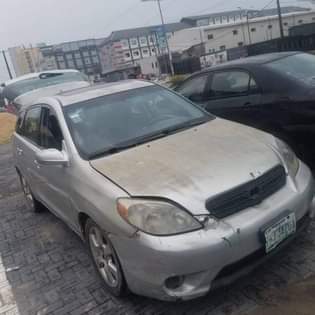A picture of Toyota matrix Registered status 2005 year model location lekki phase1