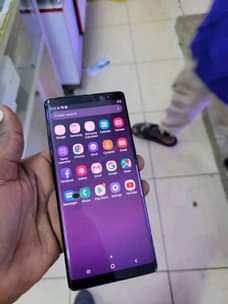 A picture of Samsung galaxy Note 8