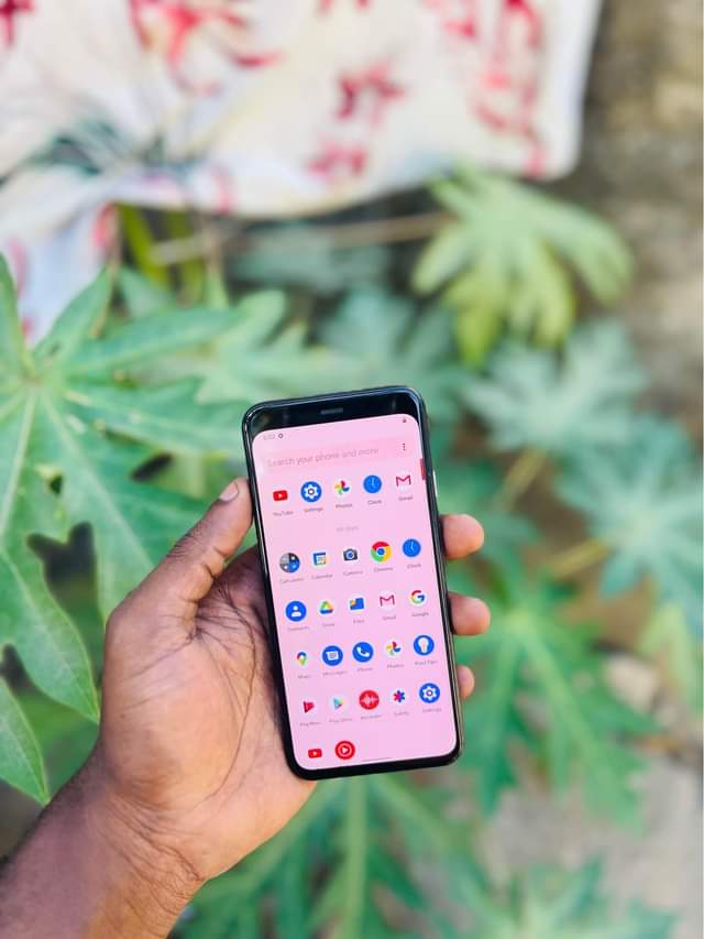 A picture of Google pixel 4PLAIN