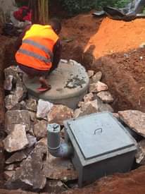A picture of A buodigester plant installation