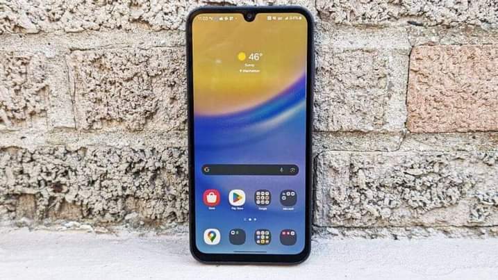 A picture of Samsung a15