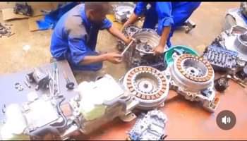 A picture of Hybrid batteries and spare parts mantainance 250789900692 Kigali Rwanda 