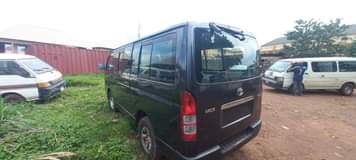A picture of Toyota Haice Hummer Bus owner need urgent money so na