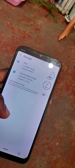A picture of Infinix hot 8