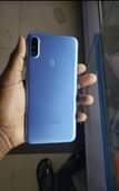 A picture of Samsung galaxy A11 with slight invisible crack. 32gb 4000mah batter