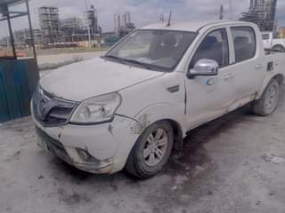A picture of Pick up van used by a construction company