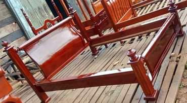 A picture of Nice beds and Side boards already available at 0702132789 Whatsapp