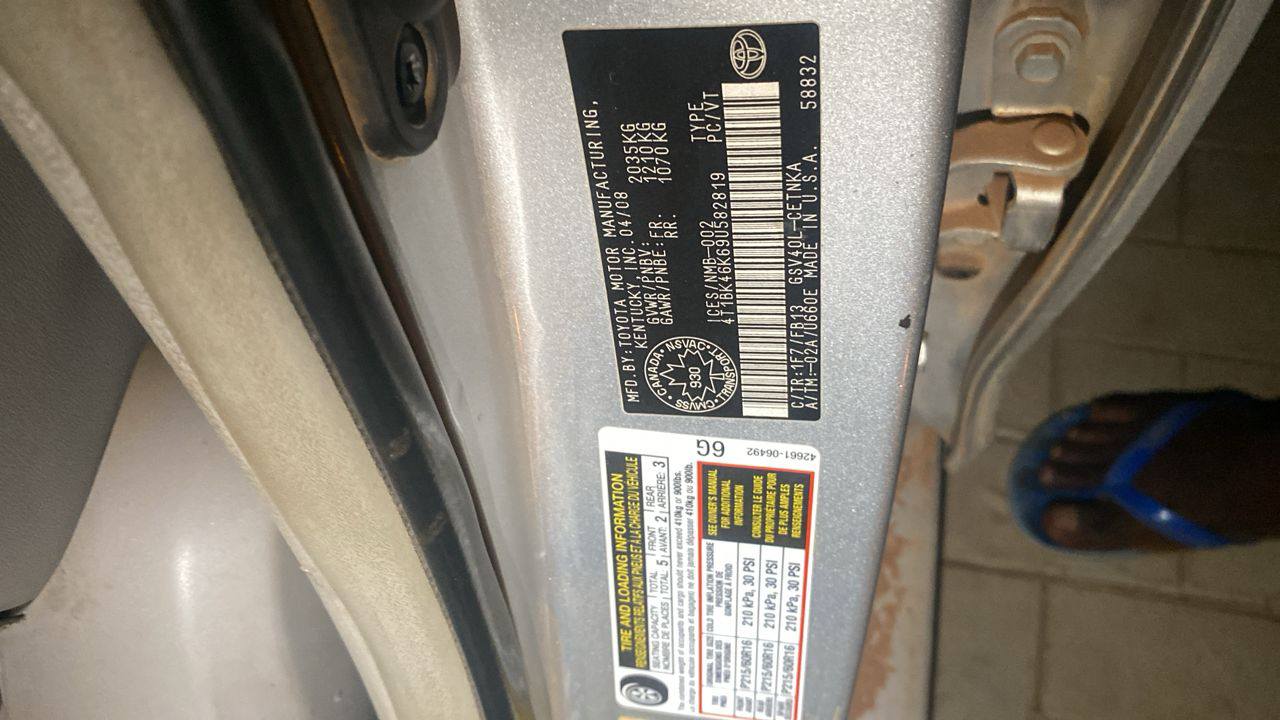 A picture of Toyota camry sport
