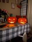 A picture of 9 jack o lantern pumkin led Halloween decoration indoor outdoor