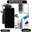 A picture of iPhone screen and battery replacement. iPad iPhone Unlock. Software update