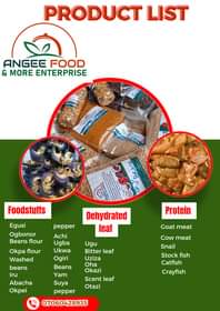 A picture of All Foodstuffs available for pickup send in ur orders Snail