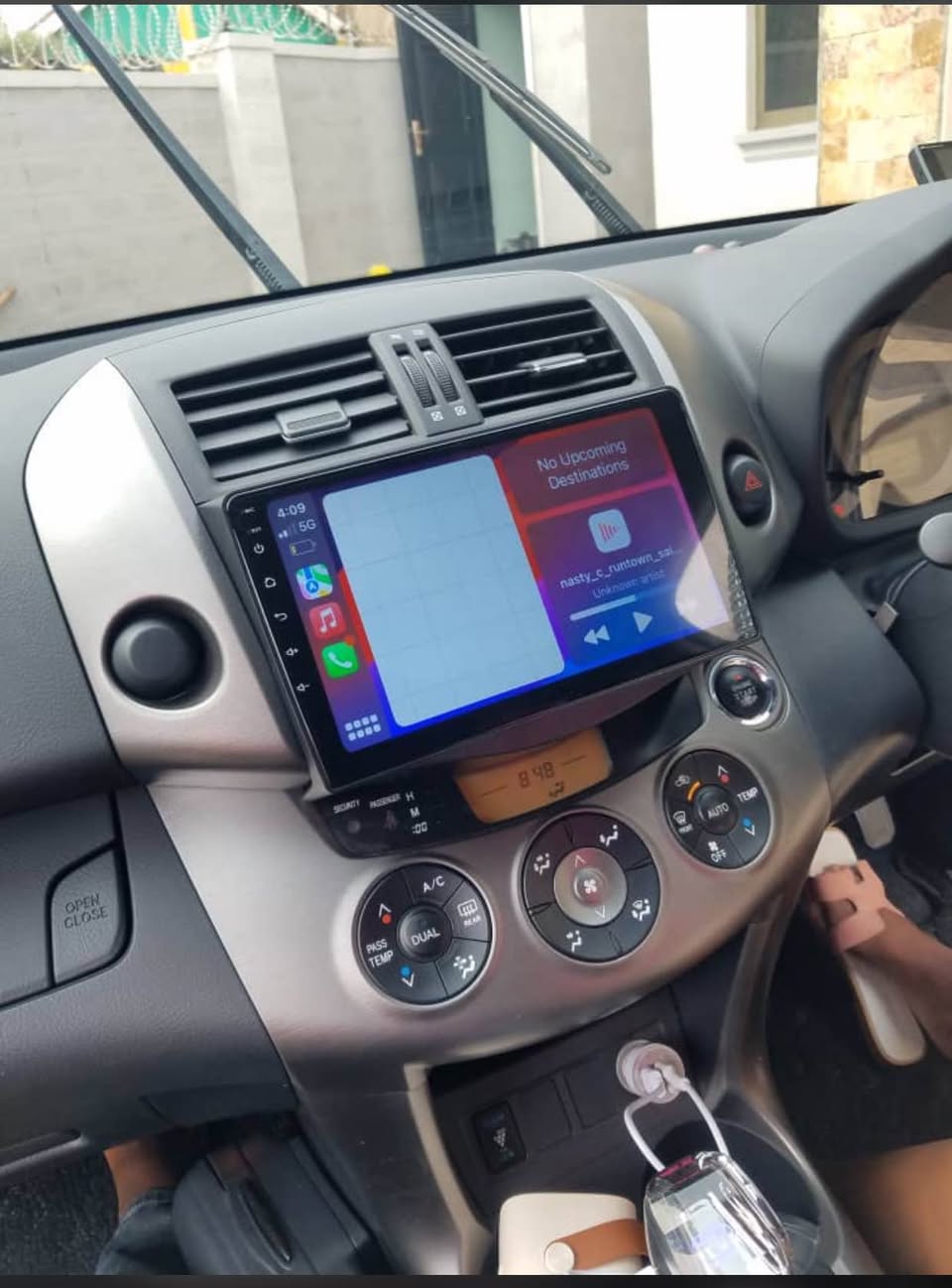 A picture of Car android radio