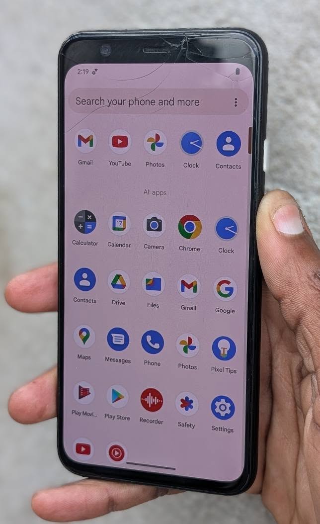 A picture of Google Pixel 4