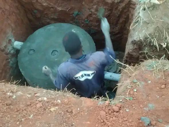 A picture of Bio digester septic tank