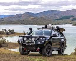 A picture of DELUXE BULL BAR BUMPER TO SUIT A MISTISHUBI 2019