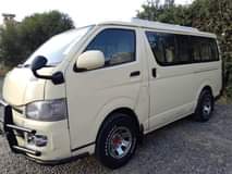 A picture of hiace 7l tour van
