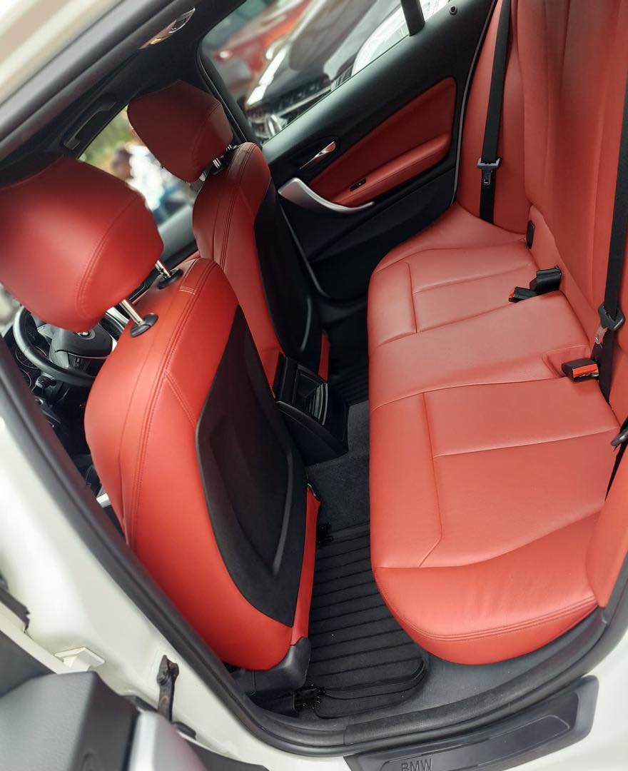 A picture of BMW 118i model 2015 Leather seats