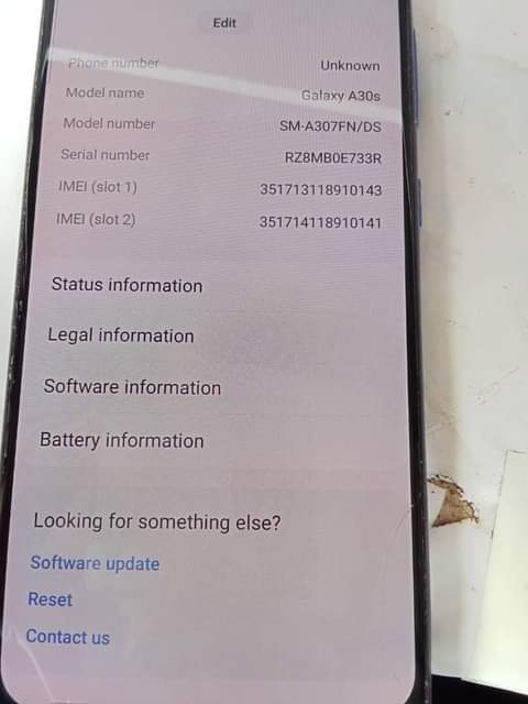 samsung a30s