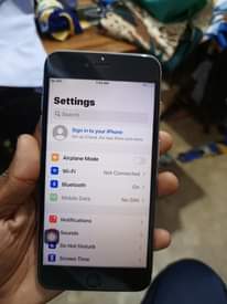 A picture of iPhone 6s plus 64GB simu iko poa sana fika ofisini