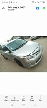 A picture of Toyota Corolla year 2012 Tok standard engine and transmission and