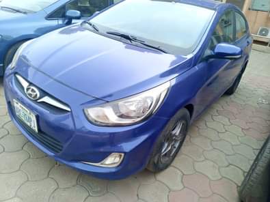 A picture of Hyundai Accent 2012 model 4 sale Sound engine and Automatic