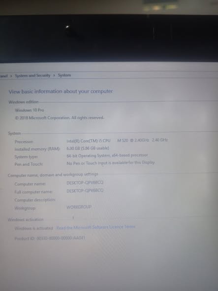 A picture of HP LAPTOP 8440P